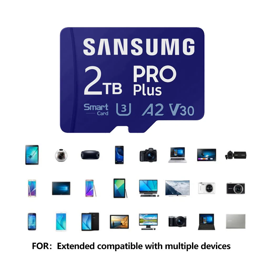 Оригинальная карта Micro TF 1 ТБ Mini Memoria SD-карта памяти 512 ГБ 128 для смартфона SANSUMG