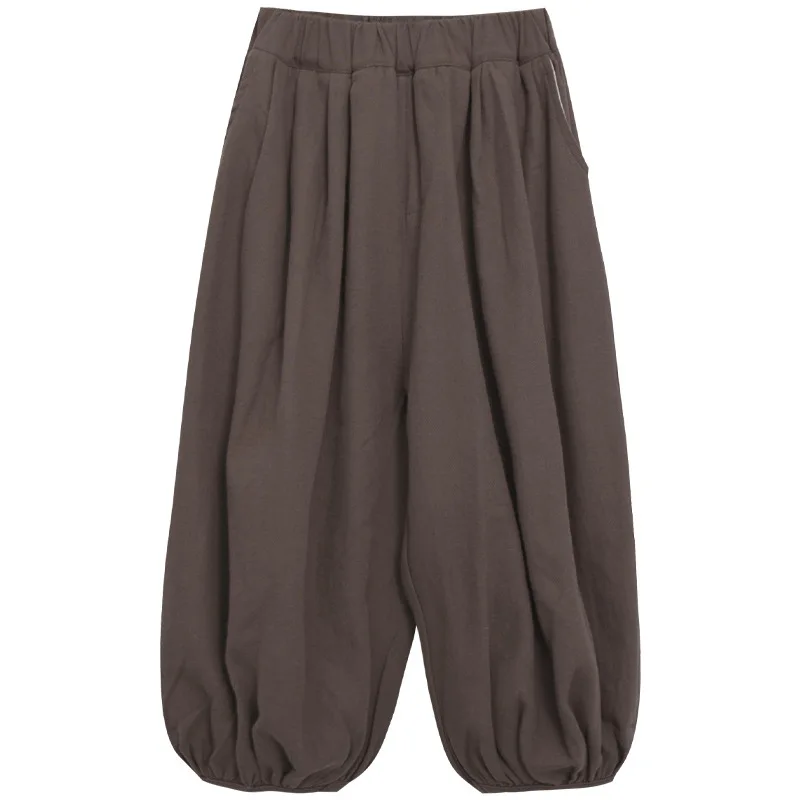 Новинка осени 2024 брюки-фонарики для мальчиков свободные брюки в Корейском стиле