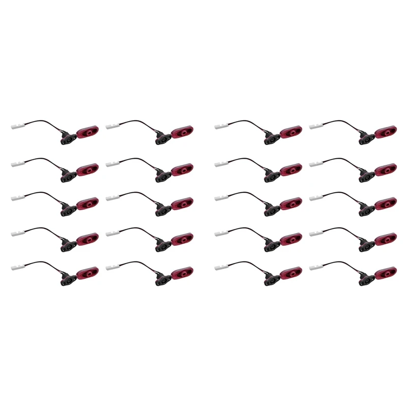 

20Pcs Electric Scooter Charging Hole Cover With Charging Cable Port Waterproof Cover For Xiaomi Mijia M365 Scooter