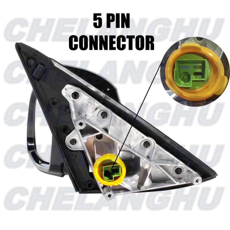 Для BMW X6 F16 2014 2015 2016 2017 2018 левая сторона 5 контактов глянцевая черная окрашенная с