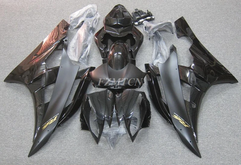 

4Gifts New ABS Motorcycle Fairings Kit Fit For YAMAHA YZF-R6 2006 2007 06 07 Bodywork Set Custom Black