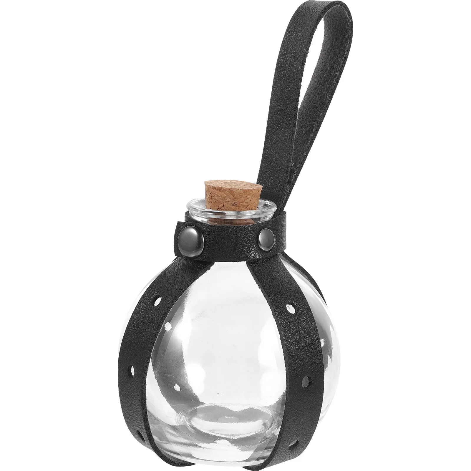 

Protective Frame Renaissance Fair Accessories Mini Potion Bottles Cork Glass Halloween Portion Holder