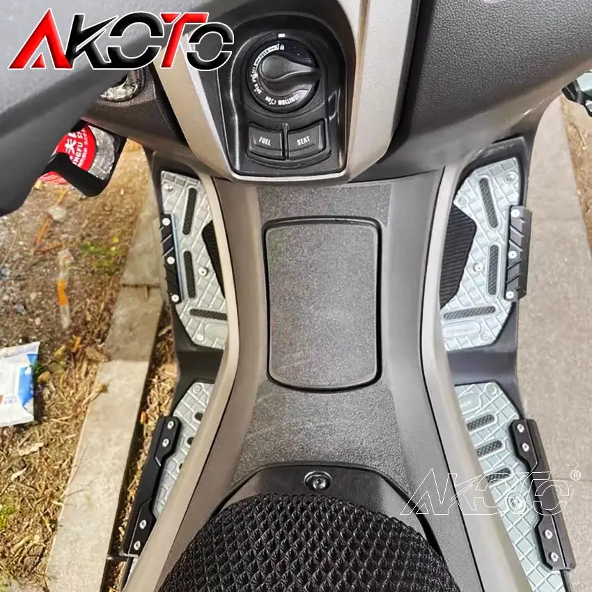 Фото Аксессуары для мотоциклов для Yamaha NMAX155 Nmax125 NAX 155 NAMX 125 2020 2021 2022 2023, модифицированные нескользящие подножки, педаль №2