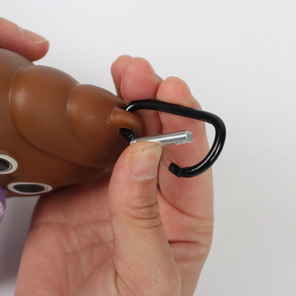 Портативный держатель для кошек и собак смешная форма дерьма из мягкого силикона