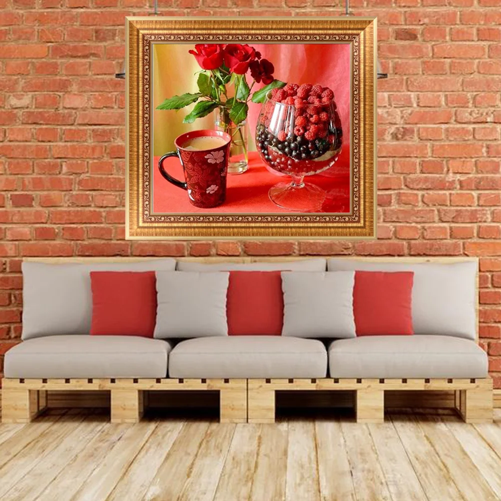 

5D DIY Embroidery Painting of Healthy Breakfast Wall Decoration Cross Printing Craft Kits without Frame