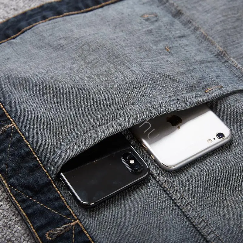 Мужской ковбойский уличный жилет Мужские куртки плюс хлопковые джинсы Куртка