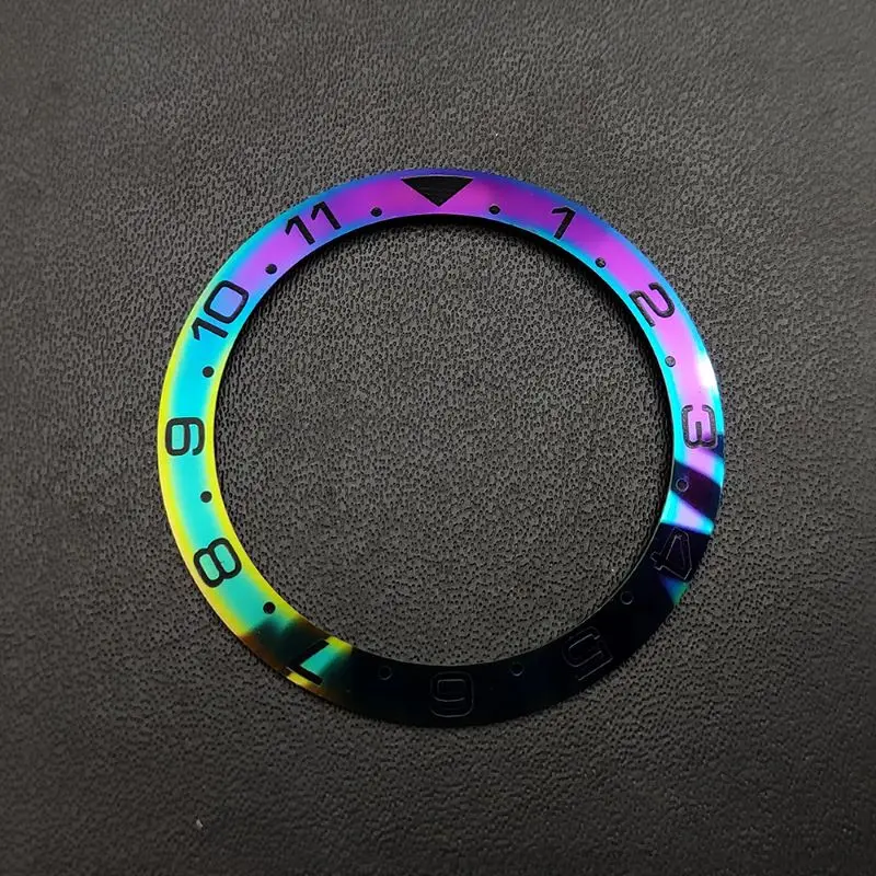 38mm New Color Bezel Set Ring 40mm Watch Accessories Watch Scale Insert Replacement Parts Outer Diameter 30.5mm With Sticker