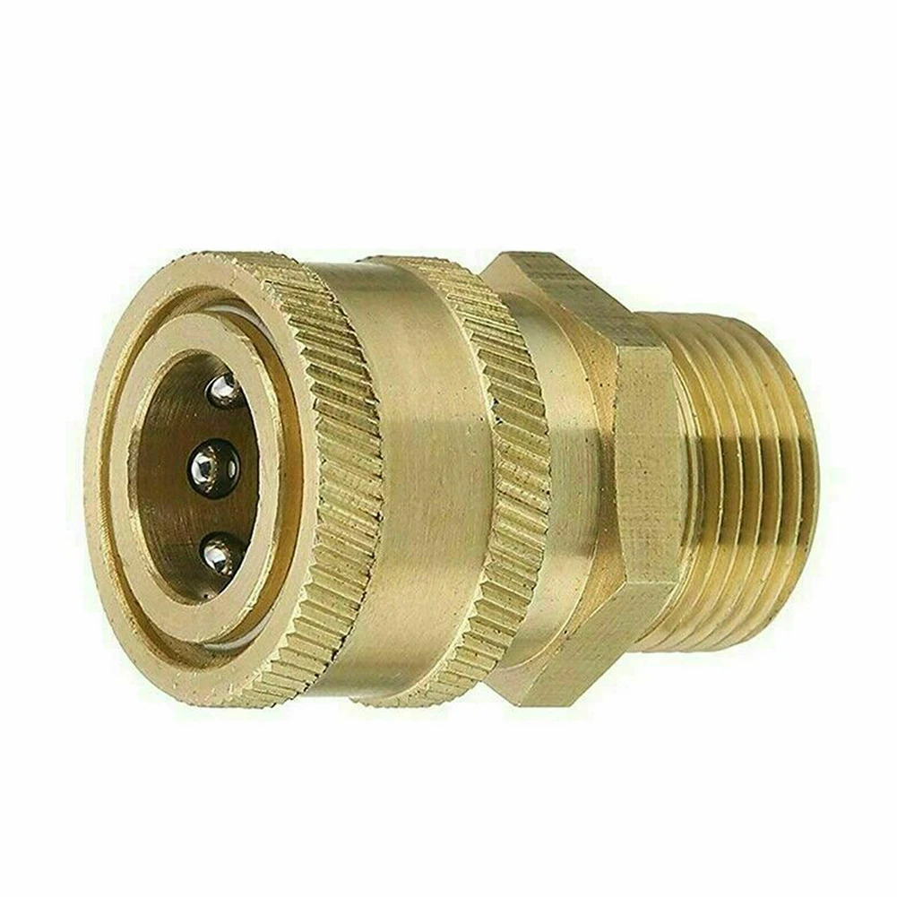 

Pressure Washer Adapter M22 14mm 15mm Swivel To 3/8 Inch Quick Connector Coupler Fit For Karcher Hose Female/male Adapter