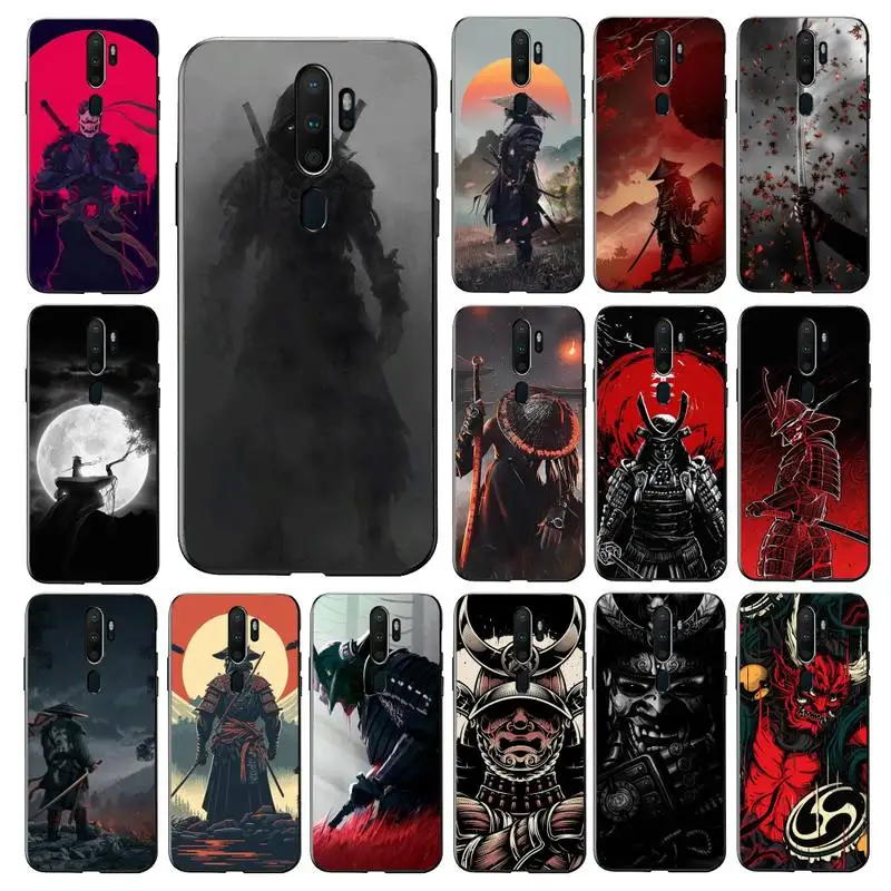 

Japanese samurai Phone Case for Vivo Y91C Y11 17 19 17 67 81 Oppo A9 2020 Realme c3