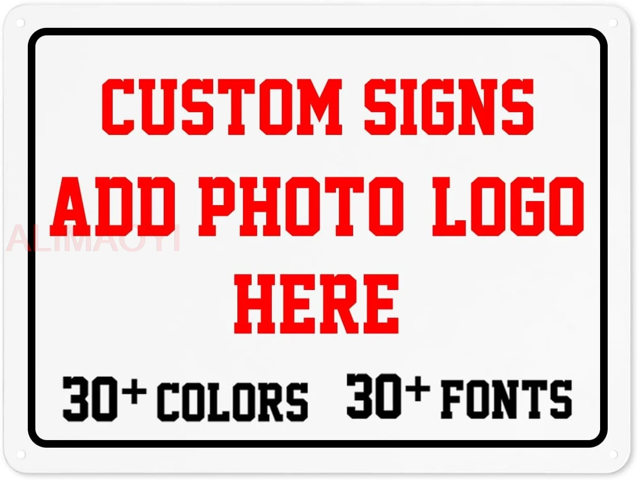 Пользовательские вывески на открытом воздухе персонализированные