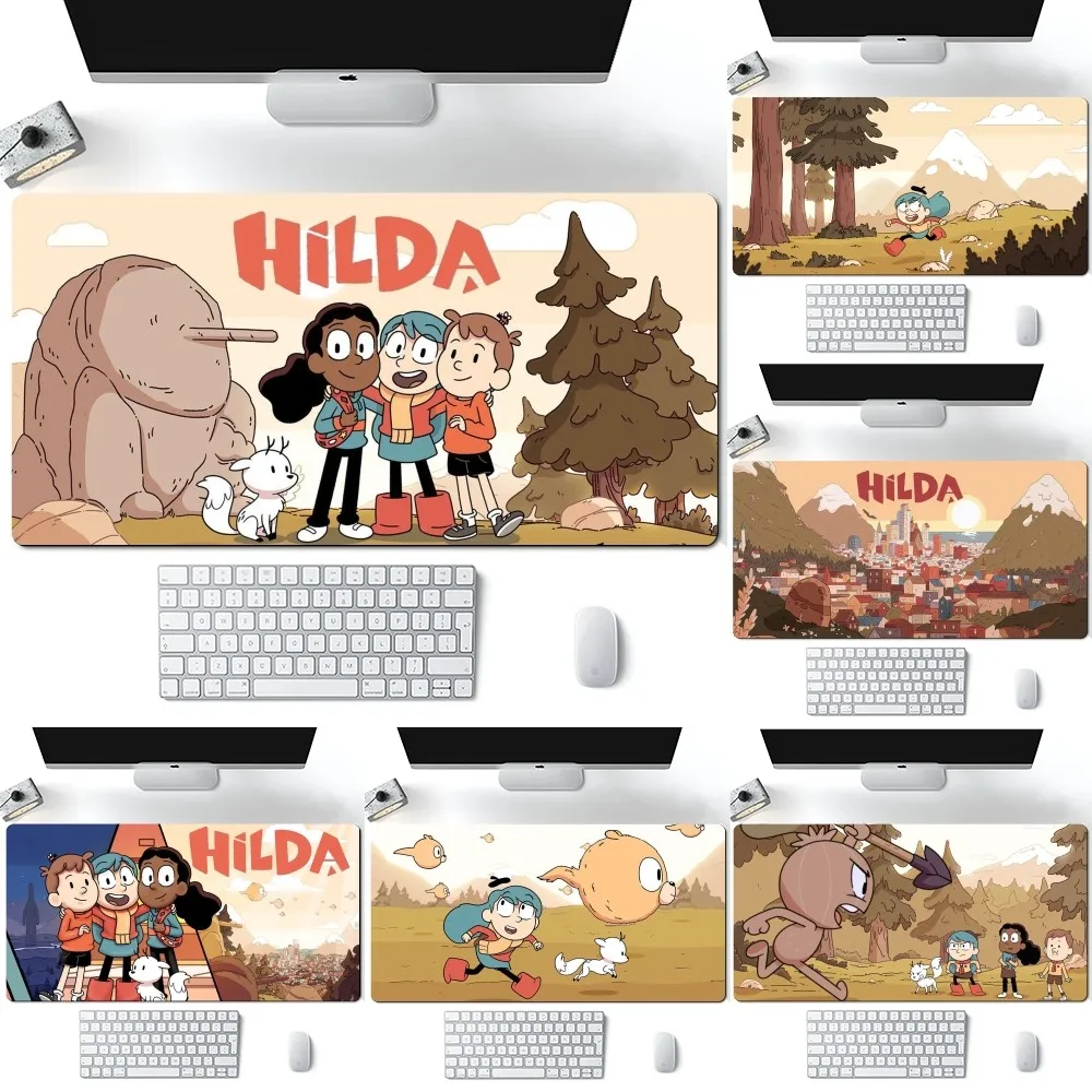 Мультяшный коврик для мыши h-hilda компьютерный игровой ноутбука аксессуары ПК