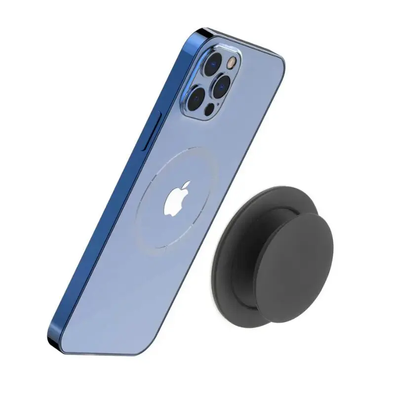 Магнитный складной держатель для телефона, Карманный держатель для розетки для Magsafe iPhone 14 Pro Max 13, раздвижная подставка с кольцом на палец