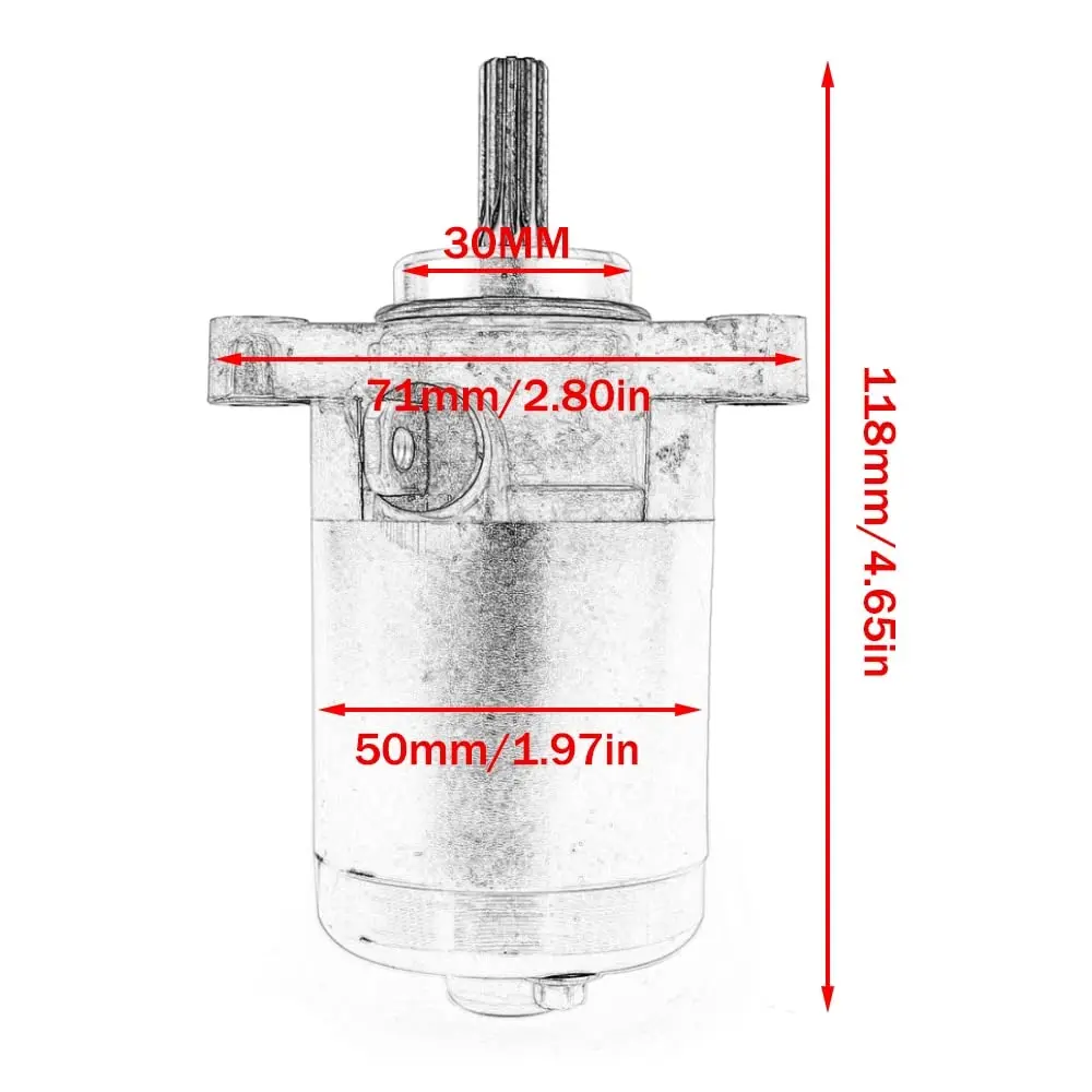 

Стартовый двигатель 54P-H1890-02 B7A-H1890-00 54S-H1890-03 для Yamaha GPD125 GPD150 N-MAX LTS125 MW125 MWS125 MWS150 Tricity 125 150