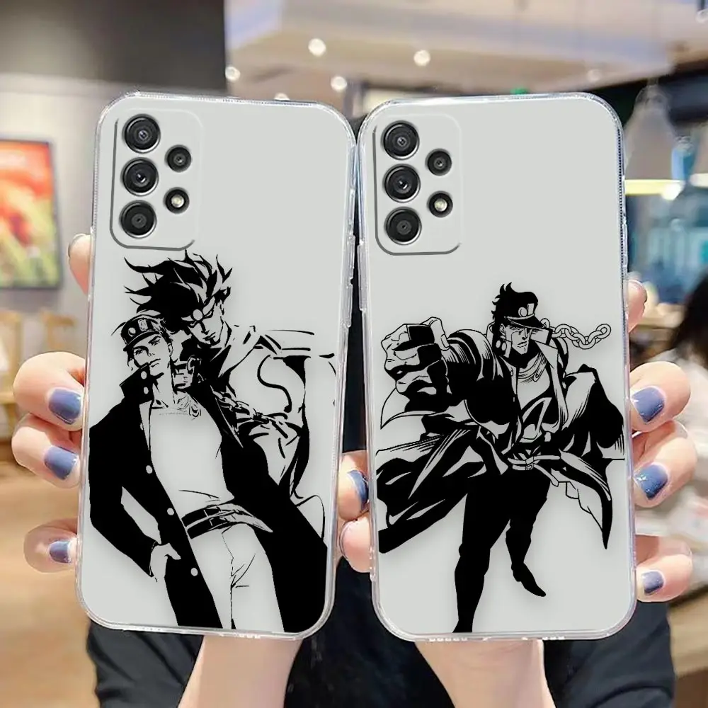 

Anime JoJos Bizarre Adventure Clear Case For Samsung M62 M60S M51 M33 M32 M31 M30 M22 M12 M11 A22 A21S A20 A20S A12 A11 5G Funda