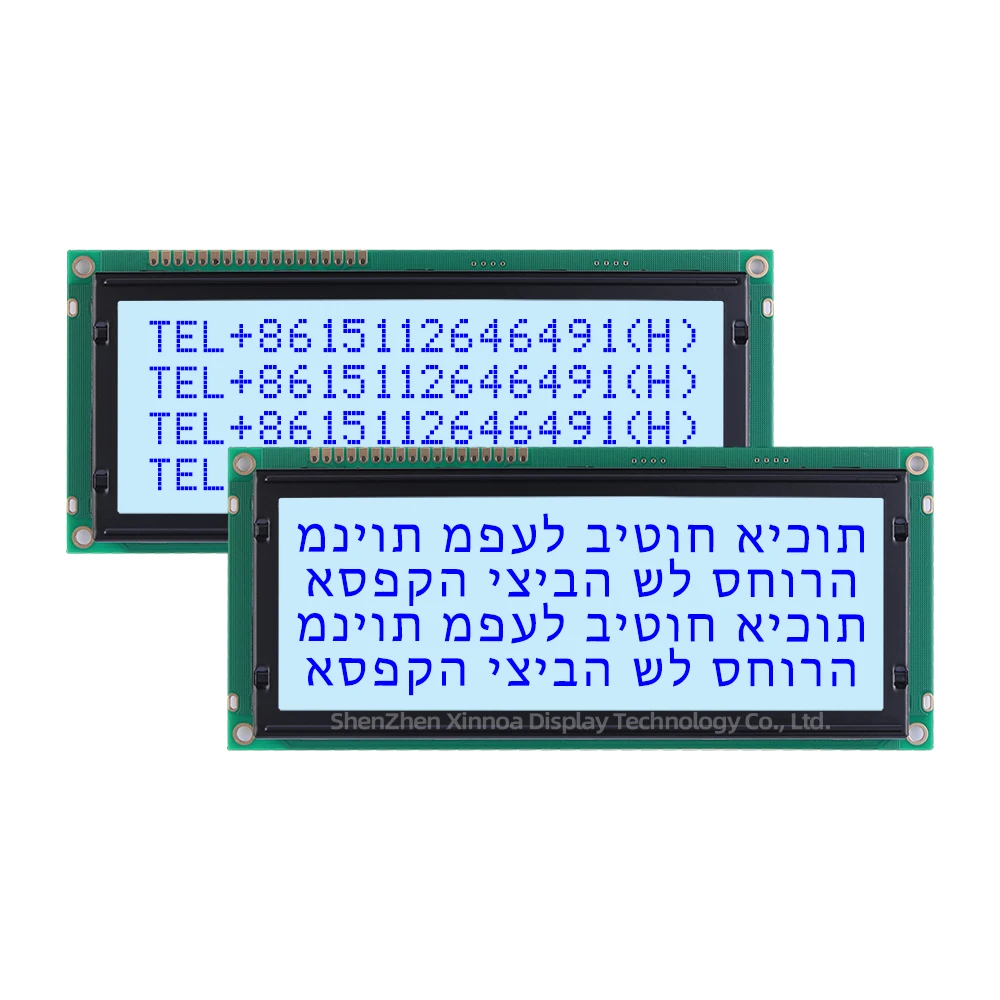 Модуль символов 20*4 2004 20X4 Контроллер ST7066U Оранжевый Свет Черные буквы Иврит 2004C-3