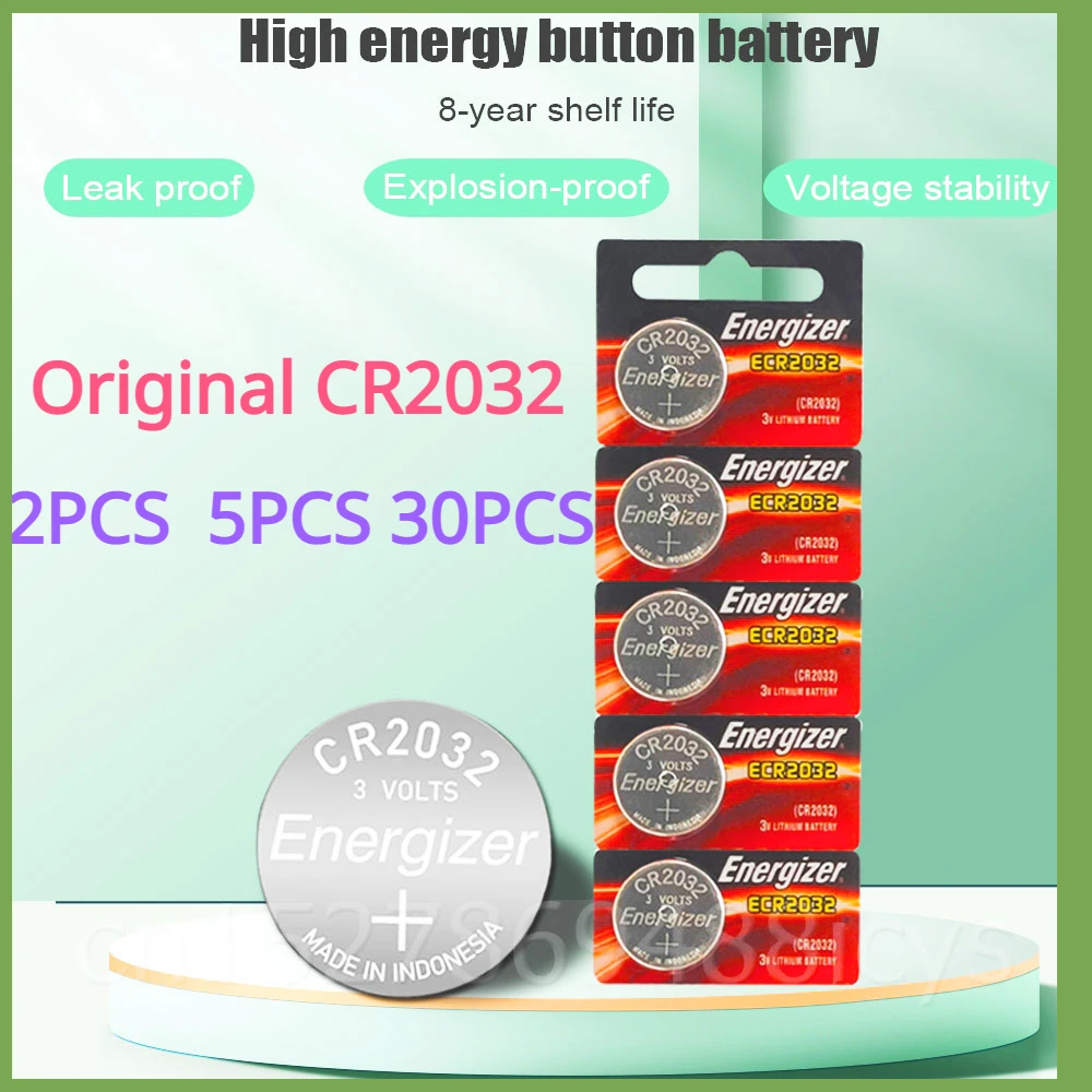 

2/5/30 шт. CR2032 CR 2032 3 В литиевая батарея DL2032 ECR2032 BR2032 кнопочная монета для часов игрушек калькулятор пульт дистанционного управления автомобиля