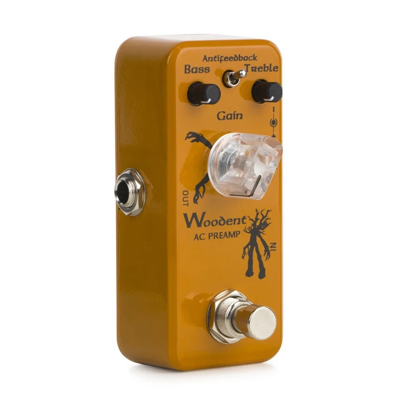 Movall MP-318 Woodent AC предусилитель педаль эффектов для акустической гитары True Bypass