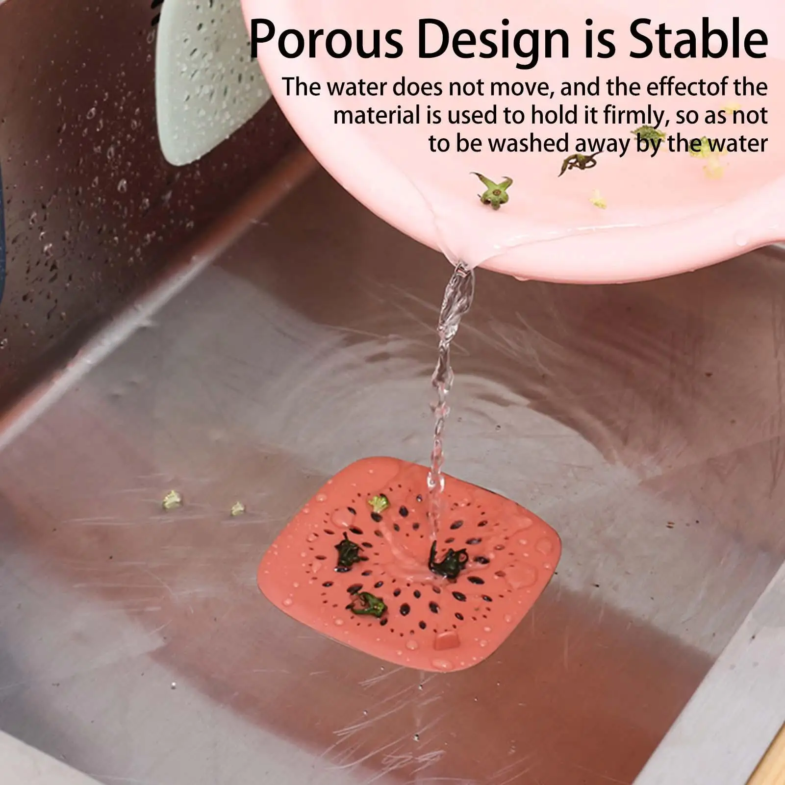 

Hair Catcher Shower Drain | Square Bathtub Drain Cover Hair Stopper Catcher | Silicone Bath Tub Hair Catchers Hair Colle