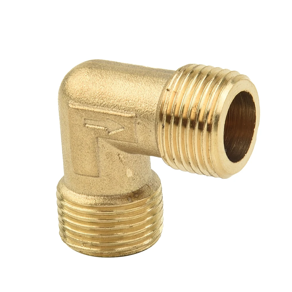 

High Quality New Elbow Coupler Pipe Joint Male To Male Part Fitting Fittings For Air Compressor 1.2x1.2x0.51inch
