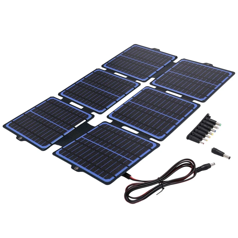 

30W Foldable Solar Panel ETFE USB 5V DC 12V Waterproof Solar Panel Portable Solar Charger Bag For Outdoor Camping Hiking