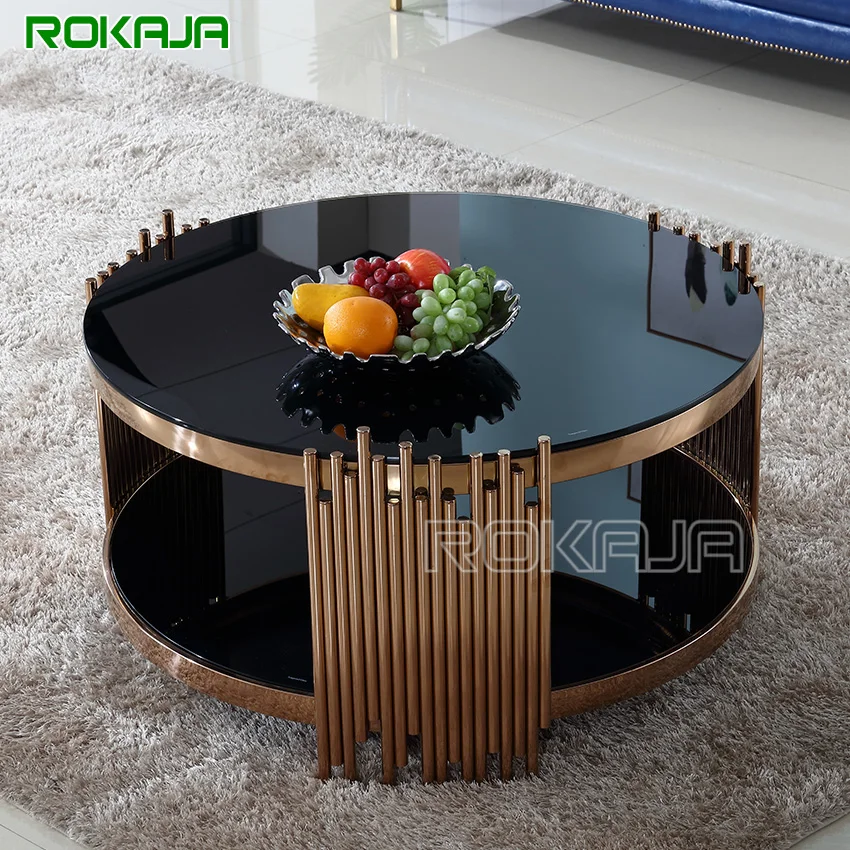 

Роскошный круглый журнальный столик, итальянский дизайн, чайный столик, стеклянный боковой столик, мебель для виллы