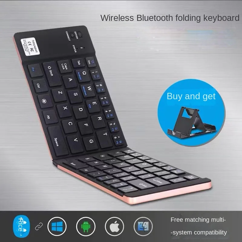 

Легкая портативная беспроводная Складная Bluetooth клавиатура, складная беспроводная клавиатура для IOS/Android/Windows ipad Планшета Телефона