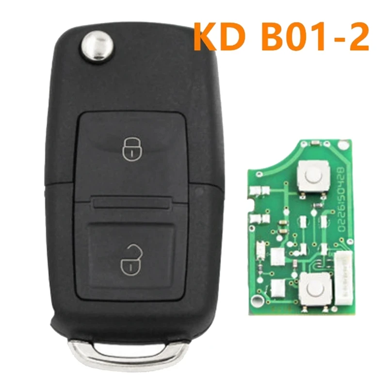 KEYDIY B01-2 KD универсальный ключ 2 кнопки для VW Style KD900/KD-X2 MINI/ URG200 программатор