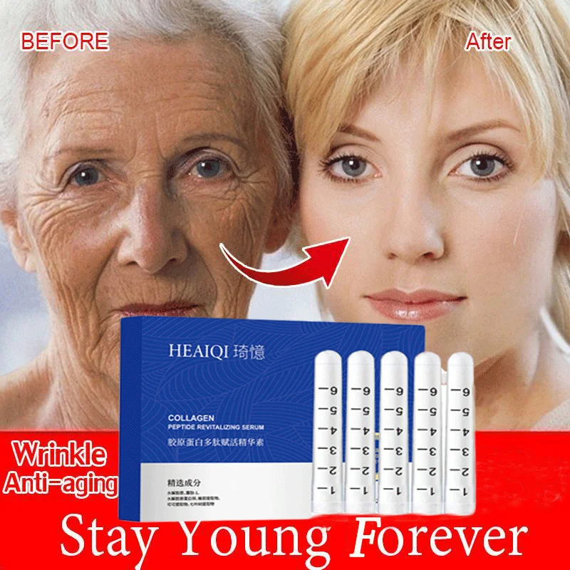 Collagen Filler Powder Wrinkle Remove Cream Retinol Anti Aging Fade Fine Line Whitening Lifting Firming Korea Skin Care Cosmetic