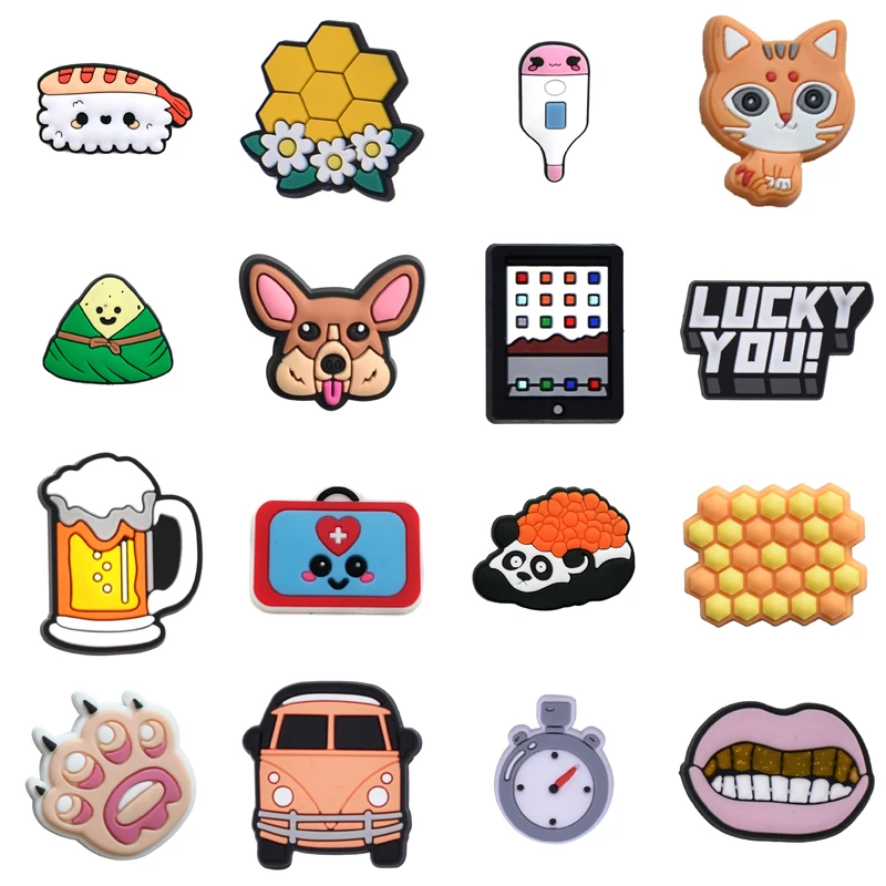 

Shoes Accessories Kids Girl Boy Men Para Pins Decorations for Crocs Gifts Shoe Charms Packs Set Jeans Wholesale Bulk Women Charm