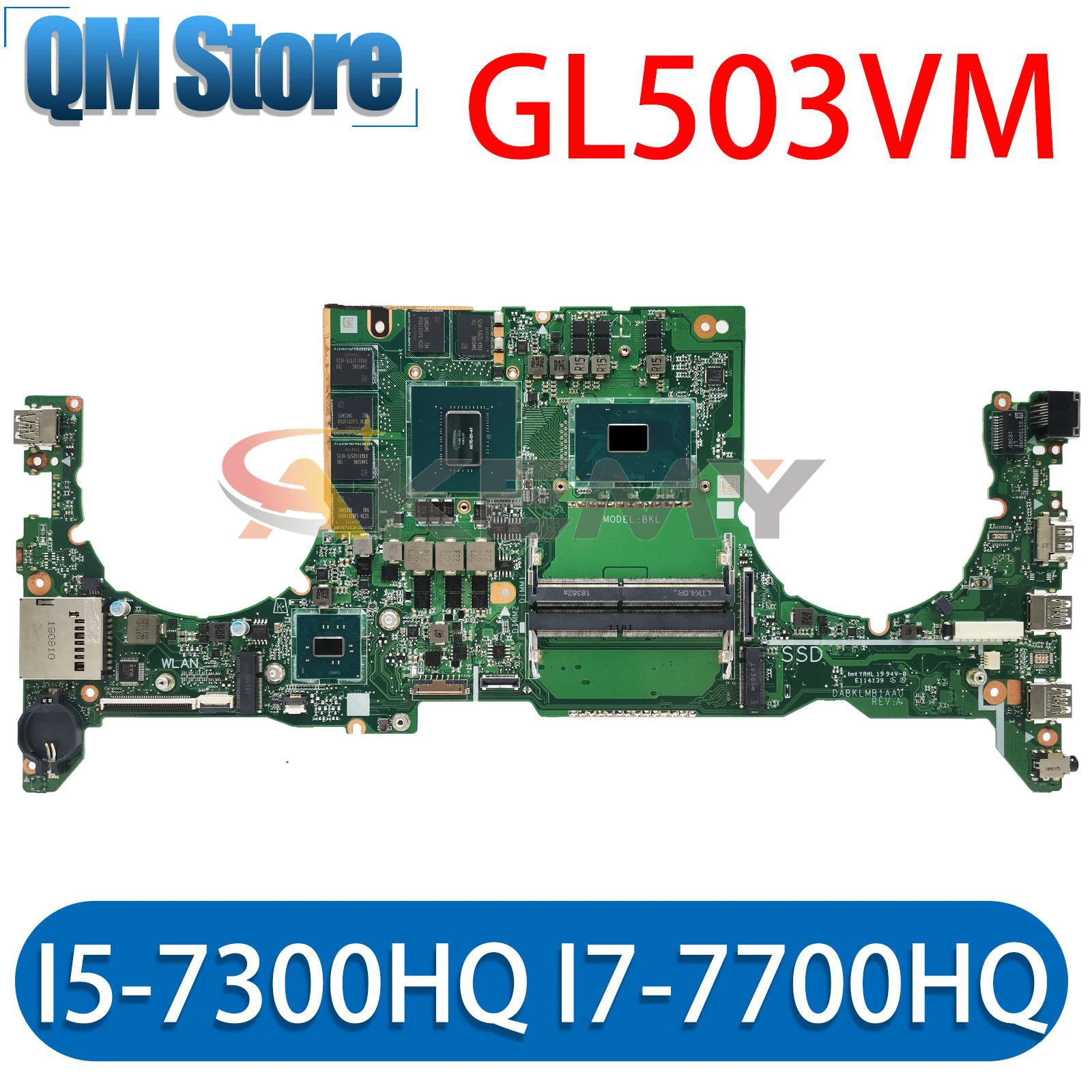 Материнская плата GL503VM для ноутбука Asus FX503VM FX63V S5AM DA0BKLMBAD0 DABKLMB1AA0