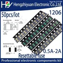 3216 1206 0.05A 0.1A 0.12A 0.16A 0.2A 0.25A 0.5A 0.75A 1.1A 2A 3A 3.5A 4A SMD Resettable Fuse PPTC PolySwitch Self-Recovery Fuse