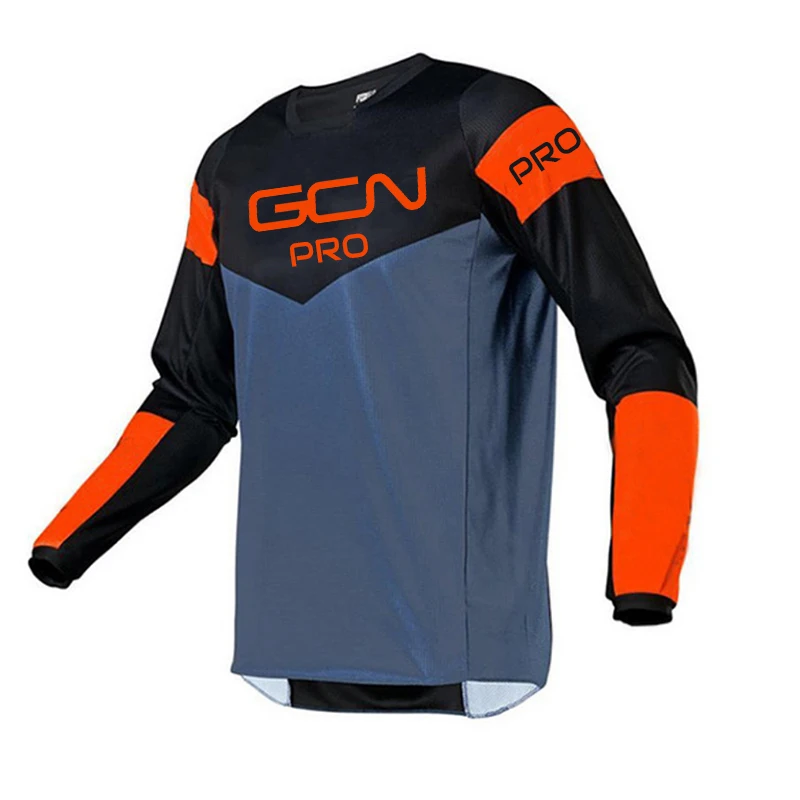 

Мужская Влагоотводящая футболка PRO GCN для дорожного мотоцикла, горного велосипеда, новая спортивная футболка для езды на велосипеде для муж...