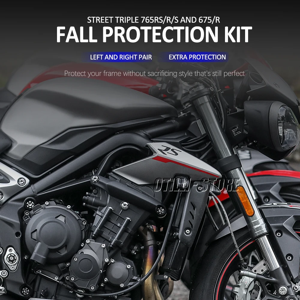 Алюминиевые ползунки с ЧПУ для мотоцикла защитные накладки от падения защита Street