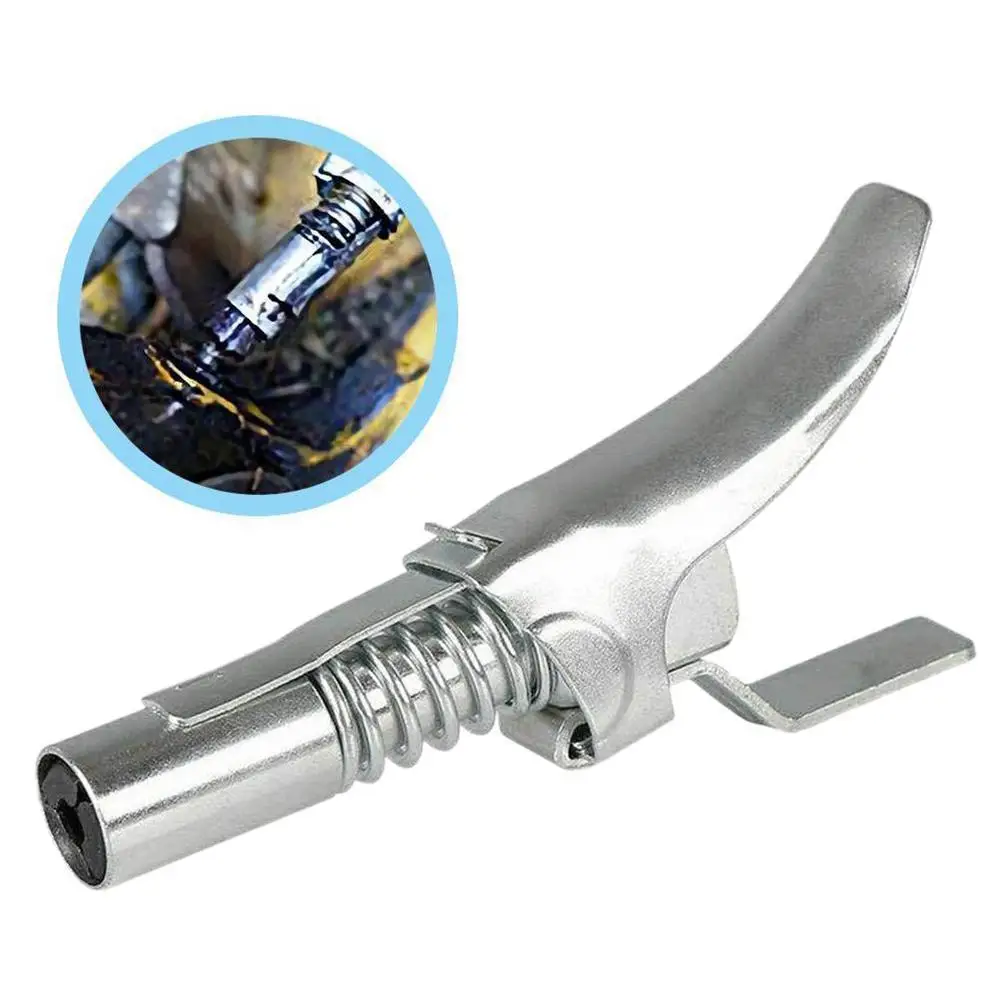 

Locking Clamp Type High Pressure Grease Nozzle Double Handle Grease Gun Flat Self-locking Non-leakage Grease Nipple