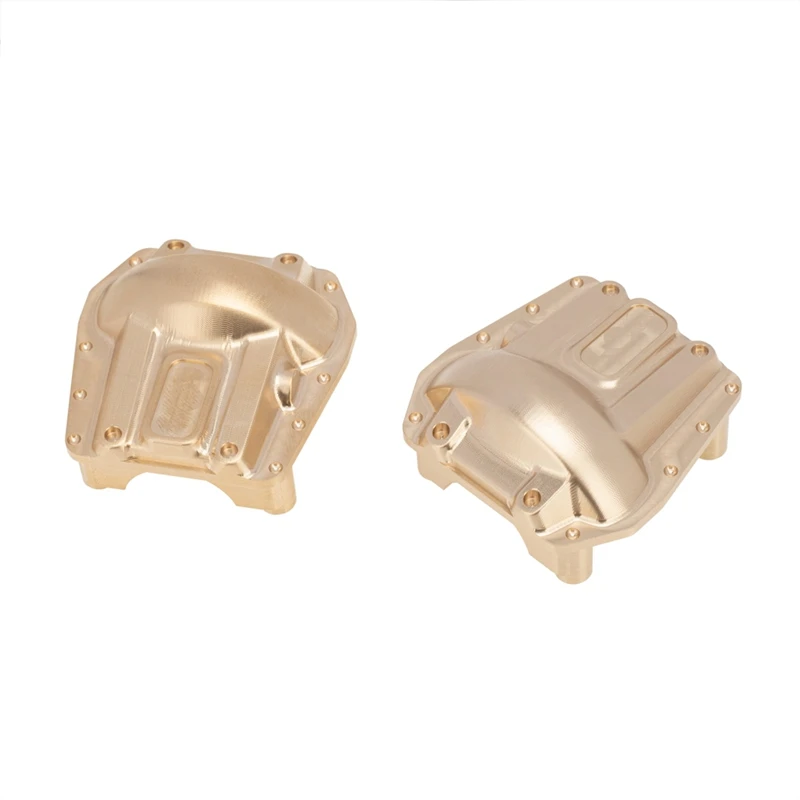 

2Pcs Brass Diff Cover Heavy Duty Differential Axle Housing For Axial SCX6 AXI05000 1/6 RC Crawler Car Upgrades Parts