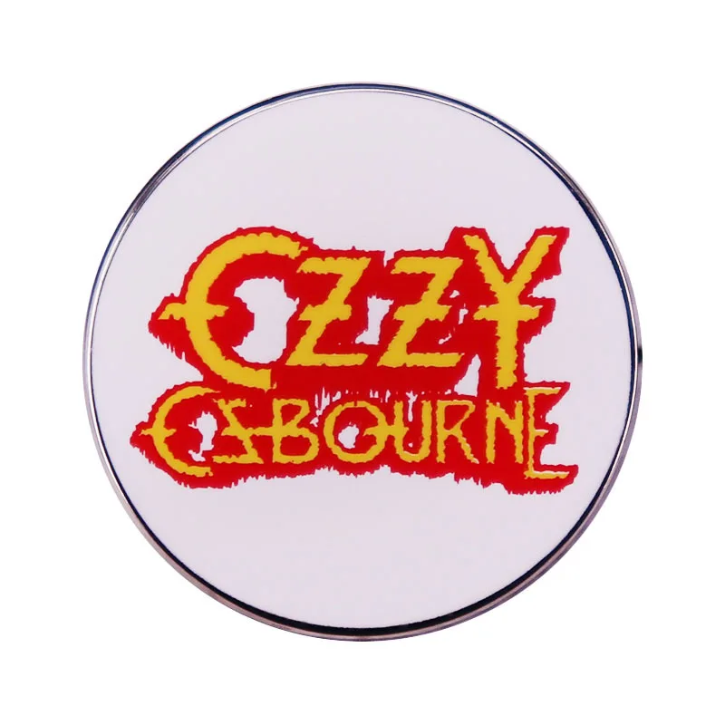 

Vintage Classic Ozzy Osbourne Band Enamel Brooch Pin Brooches Lapel Pins Badge Denim Jacket Jewelry Accessories