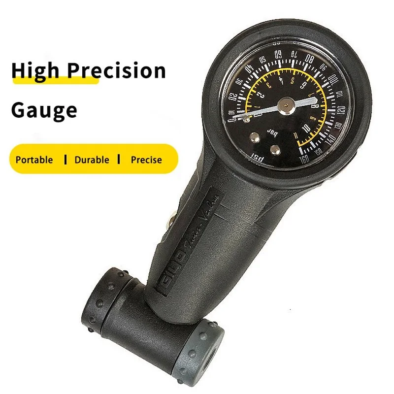 

160 PSI Professional Bicycle Tire Pressure Gauge Valve Air Pressure Gauge Barometer Tire Pressure Gauge Road Bicycle Accessories