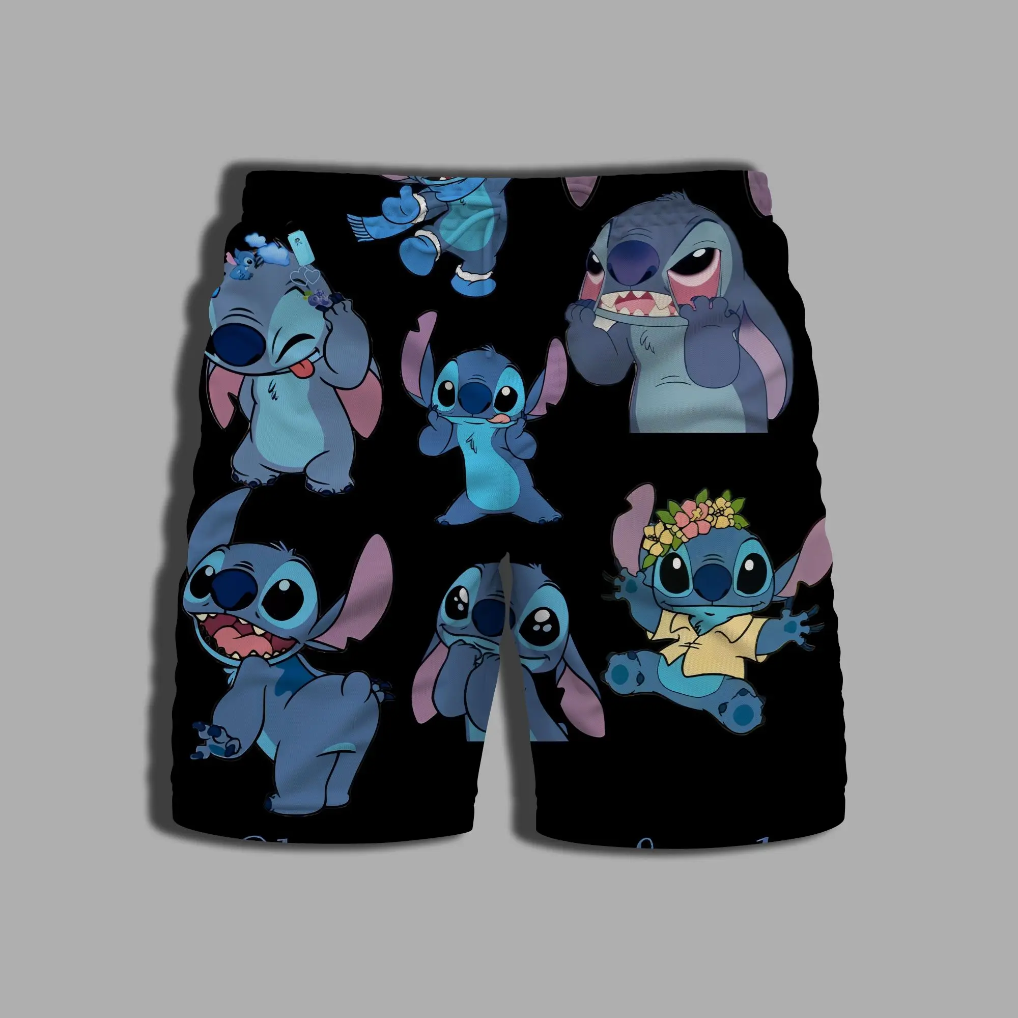 Спортивные шорты для мужчин и женщин одежда спортзала с принтом Диснея Цельный