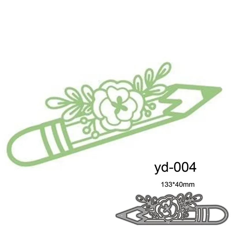 Металлические штампы для резки ручка цветочное украшение скрапбук бумага