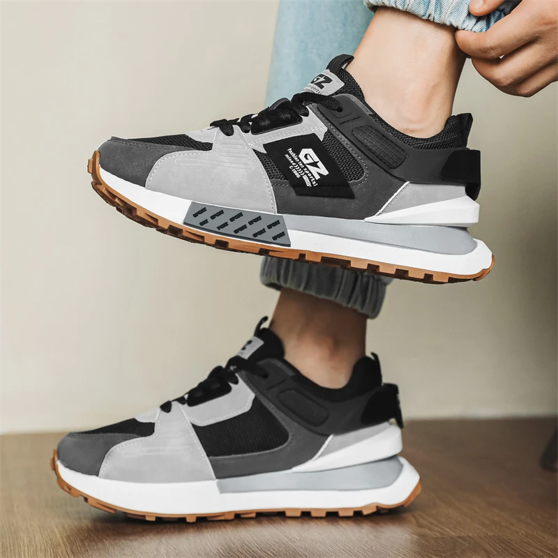 Мужские Повседневные Кроссовки С Дышащей Сеткой Обувь Для Скейтбординга