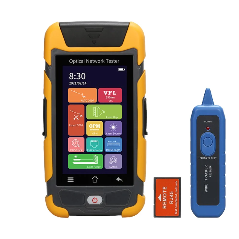H430 SM MM OTDR 1310/1550 нм 850/1300 1625/1650 оптоволоконный рефлектометр с сенсорным экраном VFL OLS
