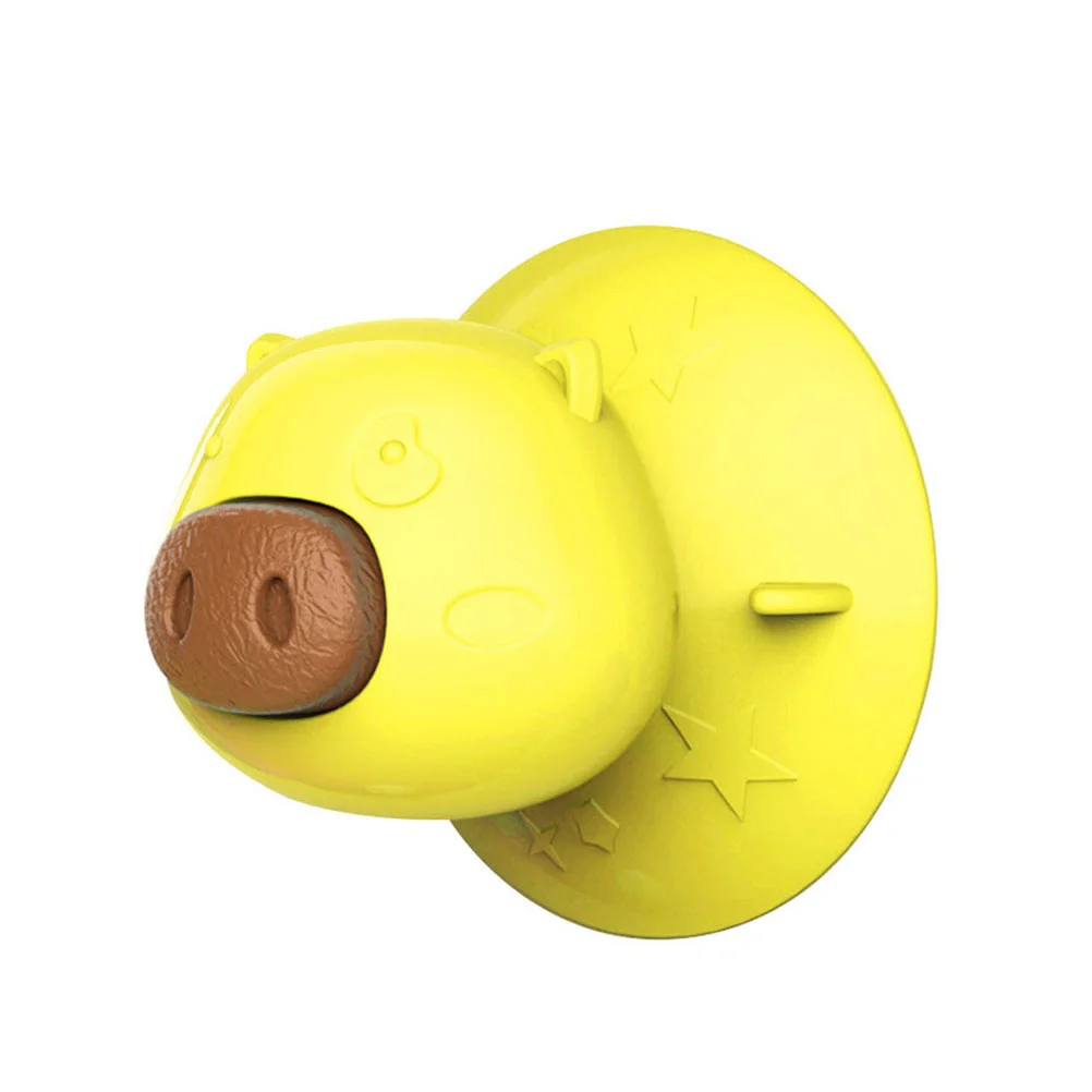 

Funny Sucker Dog Lick Bite Bite-resistant Feeding Tool Pet Educational (Yellow)