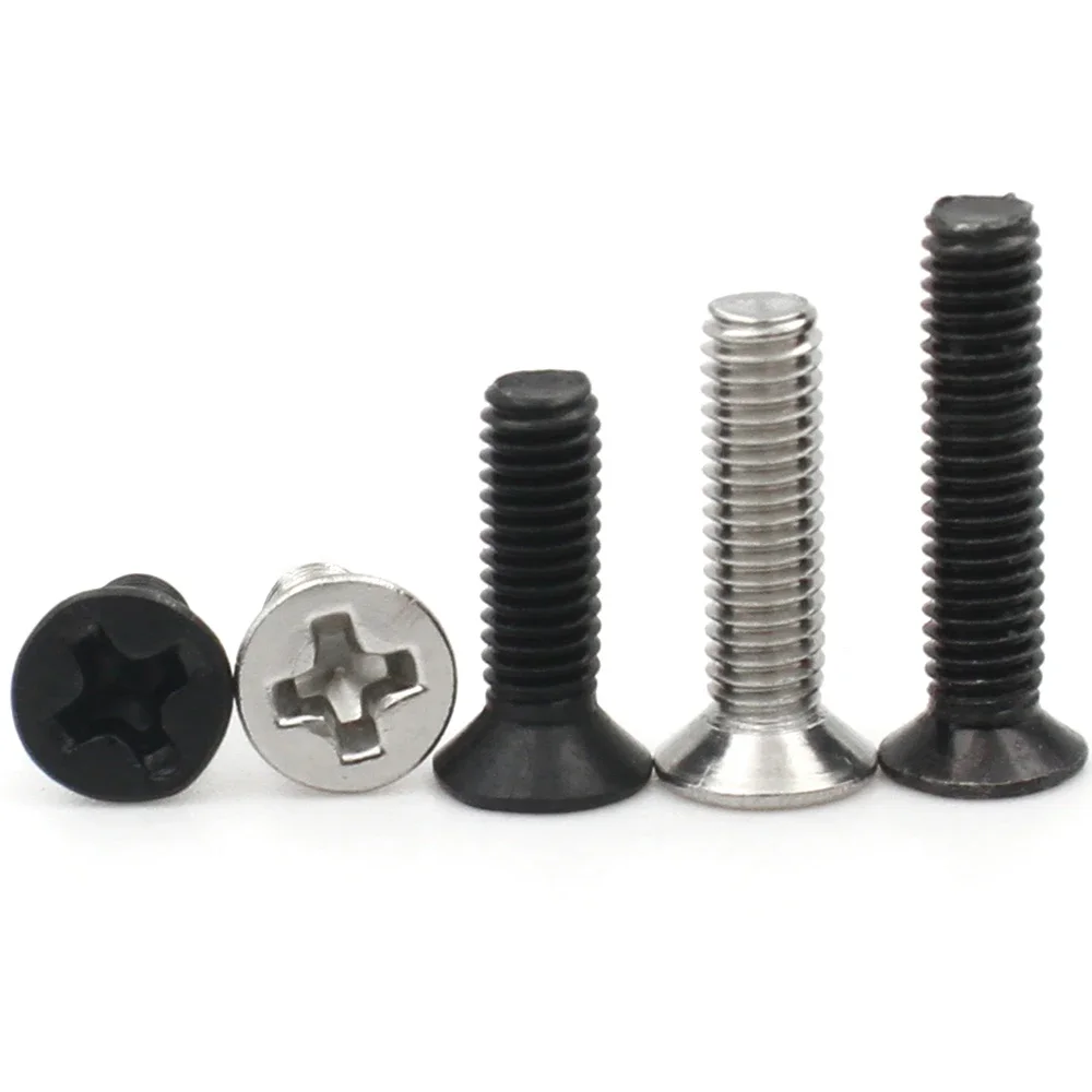 50 шт. M1.2 M1.4 M1.6 M2 M2.5 M3 M3.5 M4 8 из углеродистой стали 304 нержавеющей с крестообразным