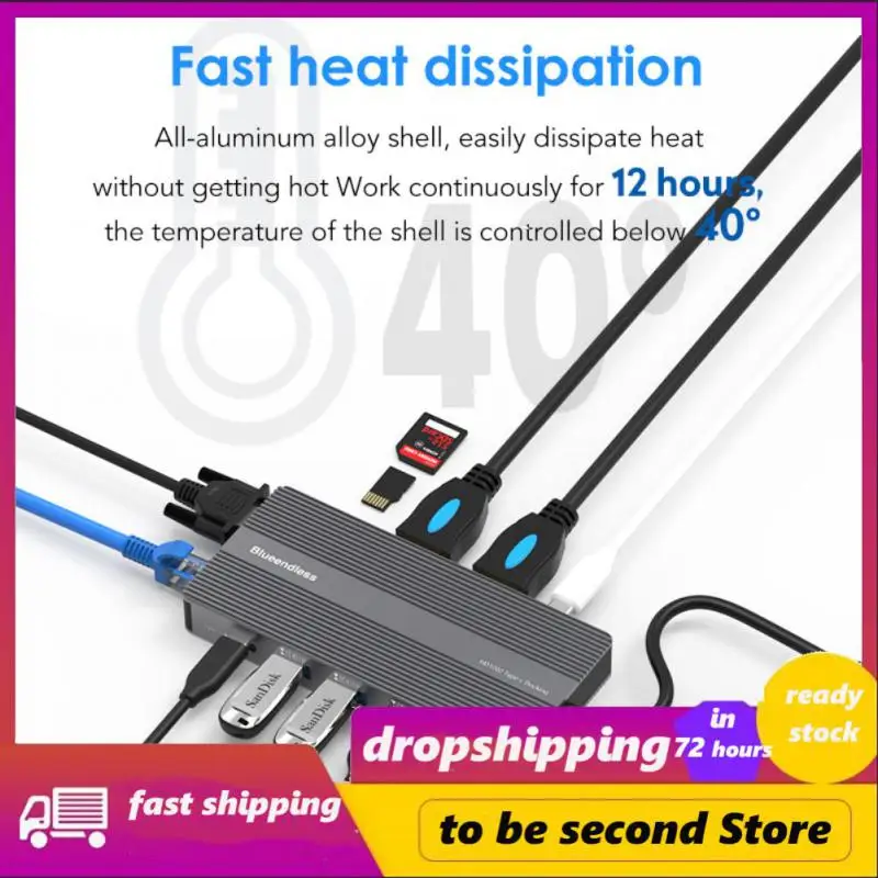 

Портативный Usb C адаптер разветвитель Тип C к HDMI-совместимый адаптер многофункциональная док-станция Тип c Передача данных Usb C концентратор