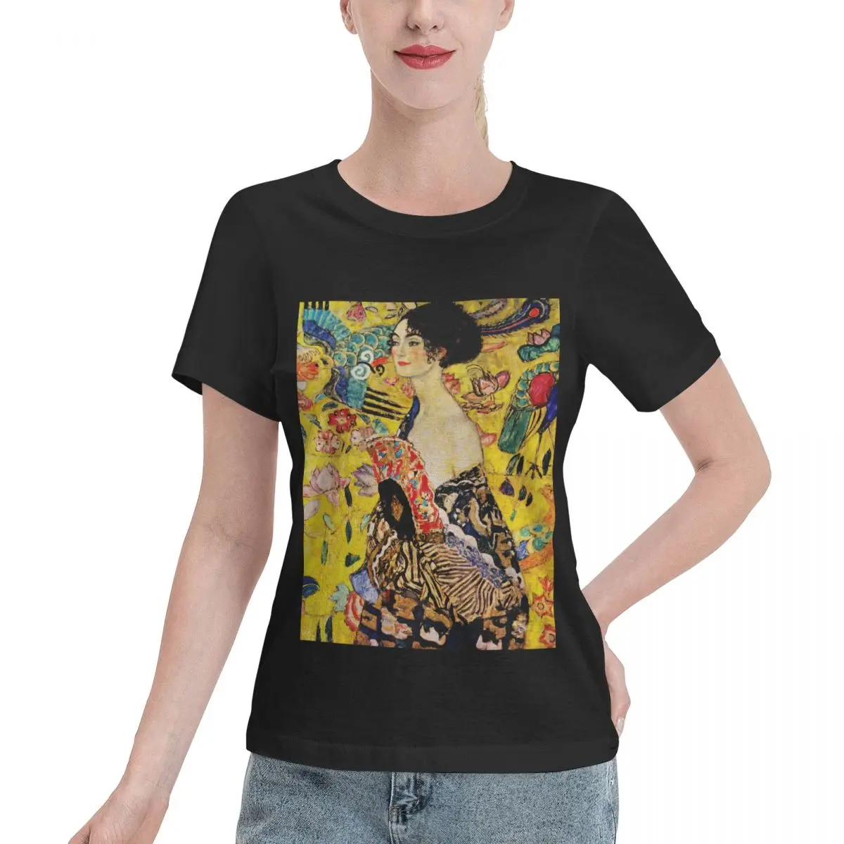 Женская футболка с фанатом Густава Климта современная модная высокого качества