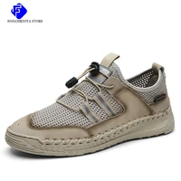 mens mesh casual shoes comfortable handmade lightweight walking driving shoes mens flats loafers moccasins platform sneakers