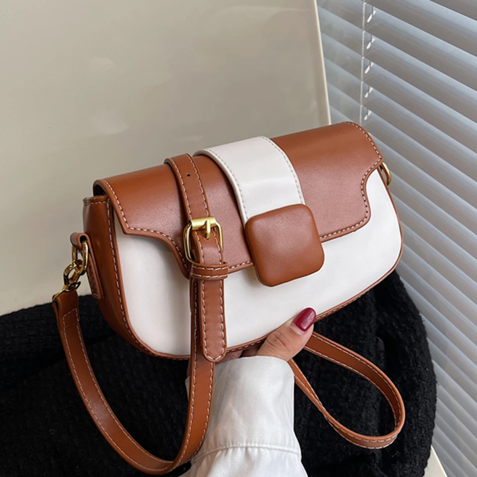 

Роскошная сумка на плечо со вставками для женщин, модные маленькие сумки через плечо, брендовые дизайнерские сумки и кошельки, Повседневная...