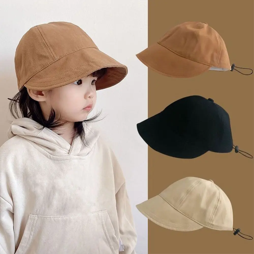 

Summer Adjustable Wide Brim Portable Beach Cap Baby Bucket Hat Baseball Cap Sun Hat