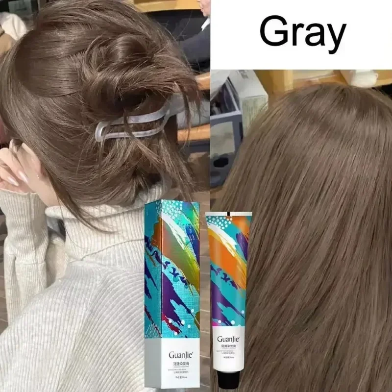 Растительная краска для волос крем-краска с Лесным Орехом пепером без