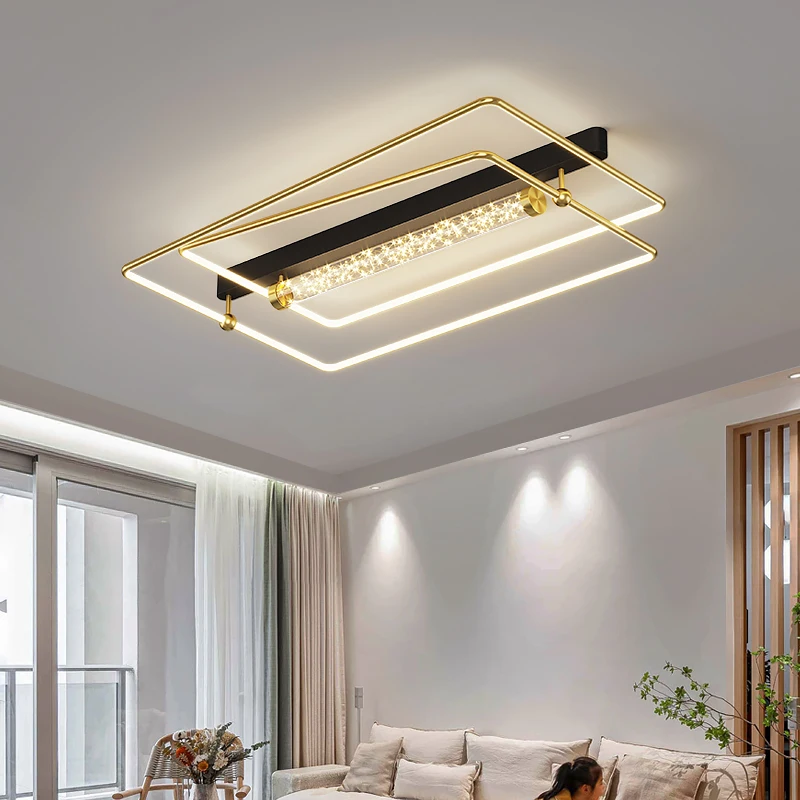 

Modern Led Ceiling Chandeliers Luxury for Living Room Bedroom Office Lamp Home Hotel Fixture Indoor Lighting Decoration Lights